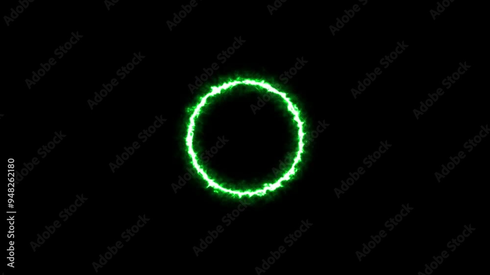 Plasma ring against dark background. 4k Animation Plasma ring against dark background. 4k Animation