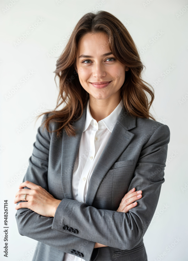portrait of a smiling business woman portrait of a smiling business woman