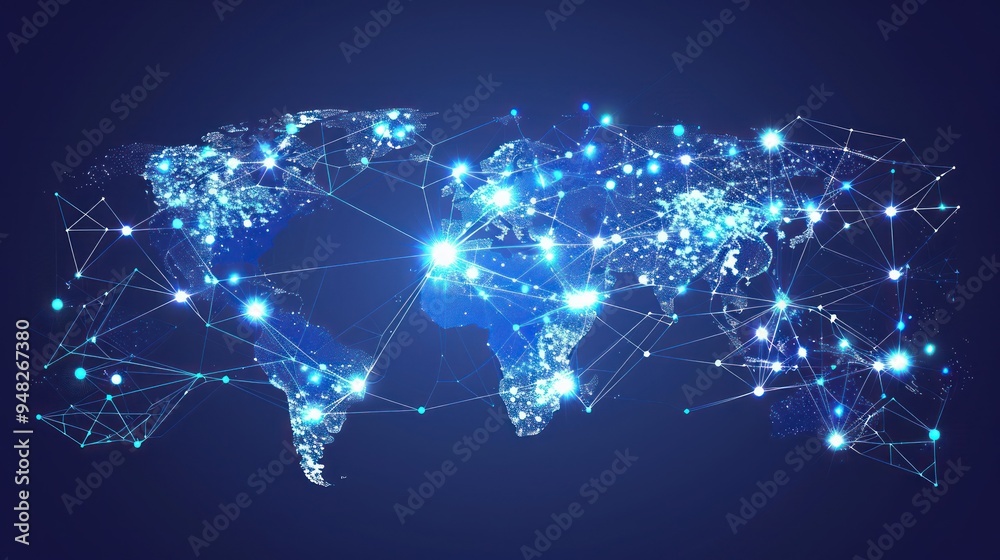 Global Network Connectivity Visualization Global Network Connectivity Visualization