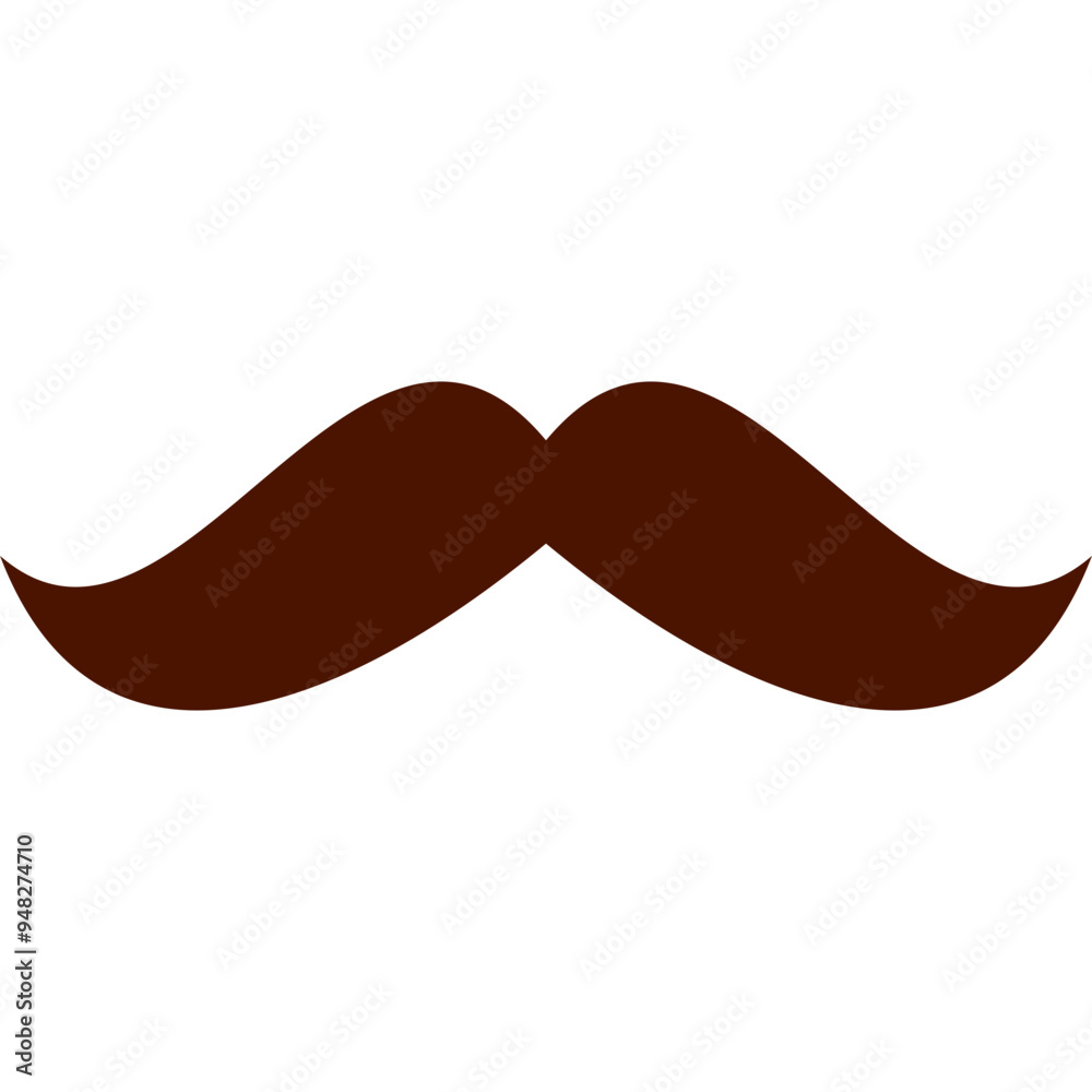 Obraz premium Man Mustache Flat