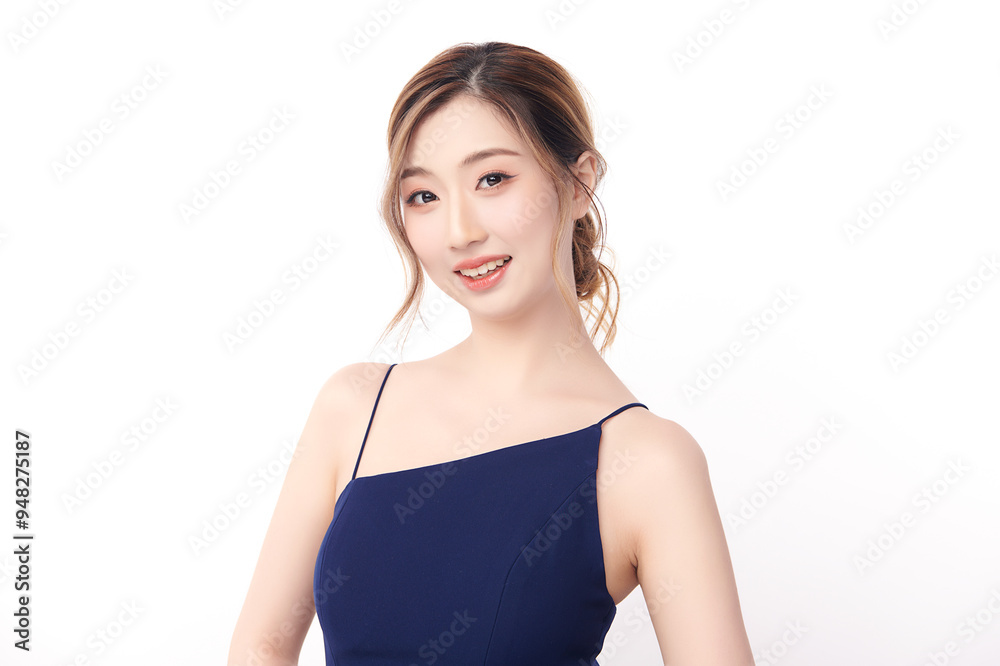 Beautiful young asian woman with clean fresh skin on white background, Face care, Facial treatment, Cosmetology, beauty and spa, Asian women portrait. Beautiful young asian woman with clean fresh skin on white background, Face care, Facial treatment, Cosmetology, beauty and spa, Asian women portrait.