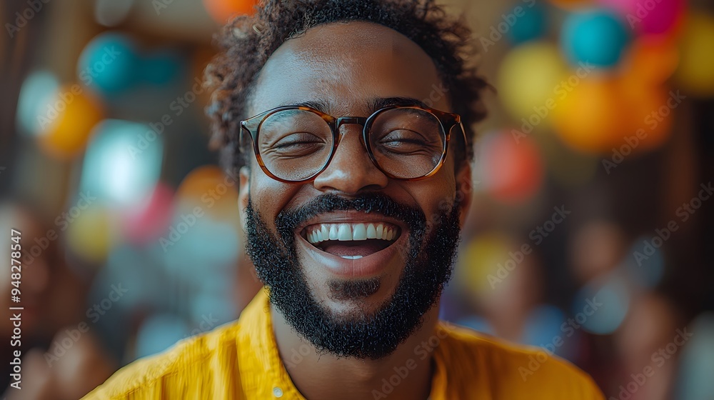 Mixed-ethnic employees enjoying a company celebration, dancing and having fun in a modern office, celebrating their business achievement.