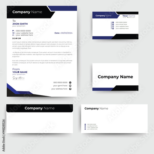 corporate stationary design template
