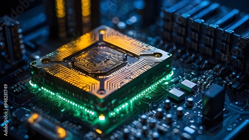 Artificial Intelligence ,Technology , Healthcare , Machine Learning , Data Analysis, microchip, motherboard, Ai chip , generative AI, CPU, Neural Networks,AI-Powered Digital Interface