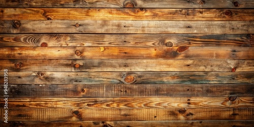 An aesthetically pleasing vintage wooden backdrop with a weathered texture and warm hues photo