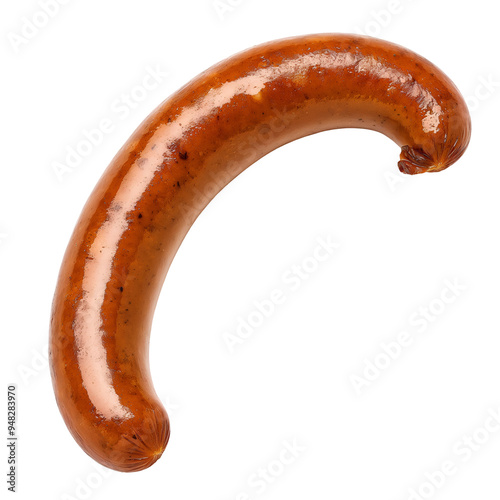 Frankfurter Sausage, Dish, Isolated on Transparent Background, Graphic Resource for Gourmet Advertising, Menu Design, Website Banners, Packaging, and Social Media Campaigns photo