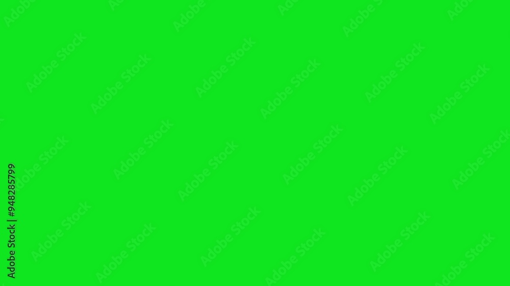 Abstract Colorful Shapes Transitions on Green Screen – Key Color Transitions with Chroma Effect