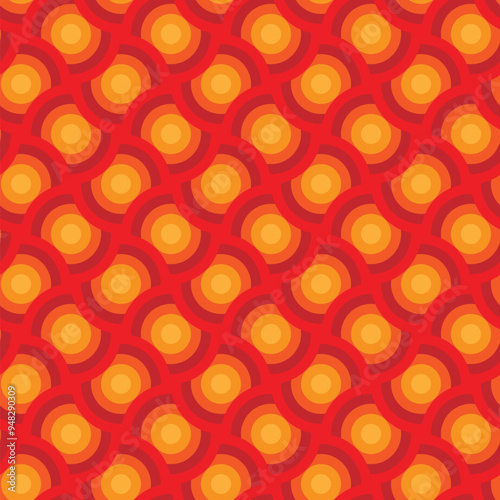 Modern Geometric Pattern Design Illustration