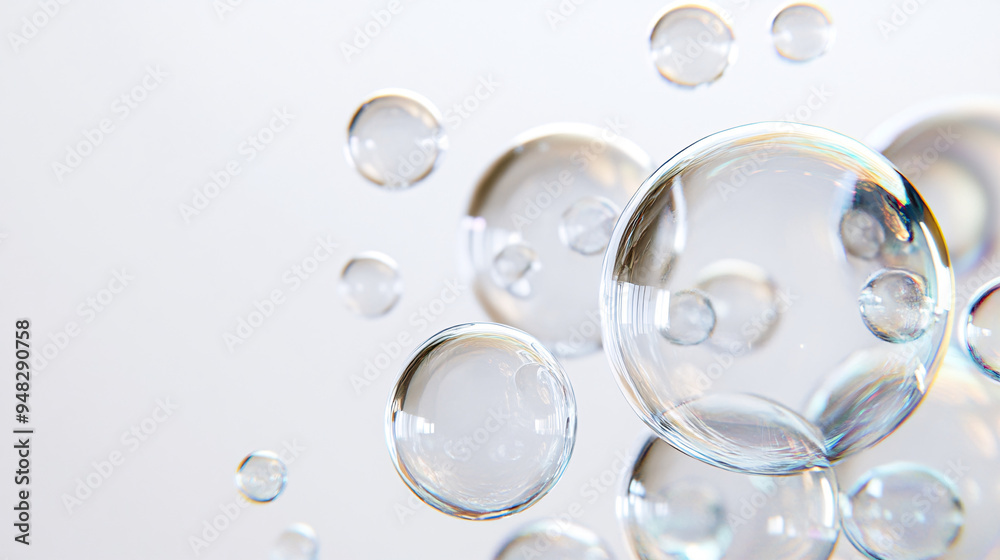 Fototapeta premium Abstract Bubbles Background