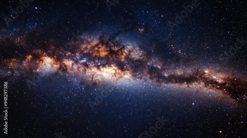 Milky Way Galaxy Night Sky