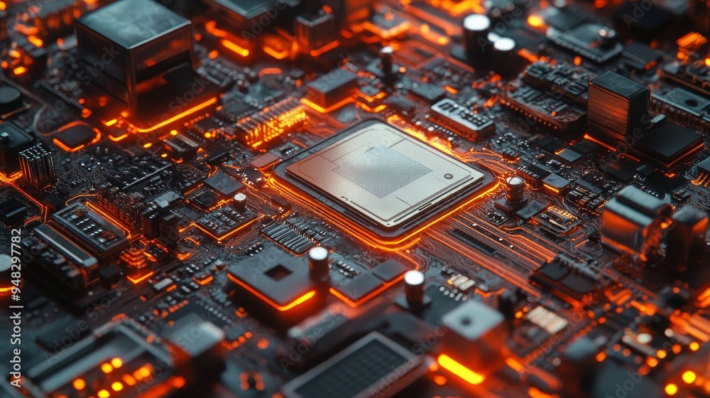 A detailed exploded view of a laptop, exposing the copper board and inner components, holographic overlay, cyberpunk style, vibrant color palette, digital art A detailed exploded view of a laptop, exposing the copper board and inner components, holographic overlay, cyberpunk style, vibrant color palette, digital art