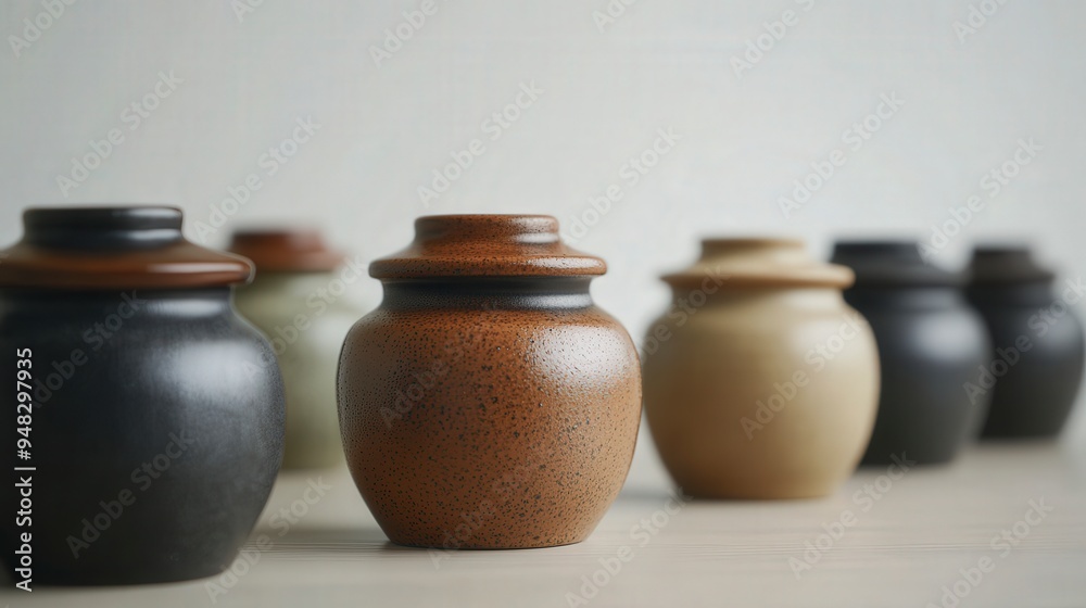 Exquisite Japanese Spice Jars: Vibrant Wasabi Soy Sauce Containers, Beautiful Condiment Design, Minimalist Aesthetic Closeup Exquisite Japanese Spice Jars: Vibrant Wasabi Soy Sauce Containers, Beautiful Condiment Design, Minimalist Aesthetic Closeup