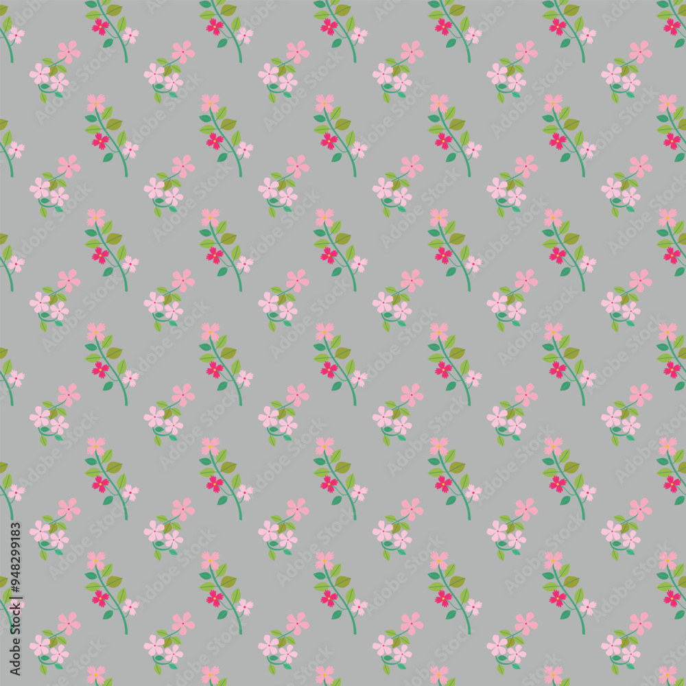 Elegant Leaf seamless pattern with tree branches leaves pattern Elegant Leaf seamless pattern with tree branches leaves pattern