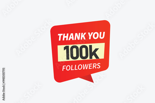 thank you 10K followers  vector illustration social media post  subscribers or followers animation design banner 
