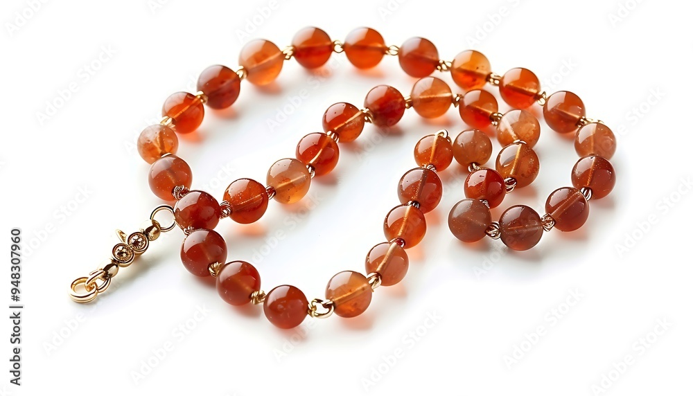Rosary with cross isolated on the white background. Rosary with cross isolated on the white background.