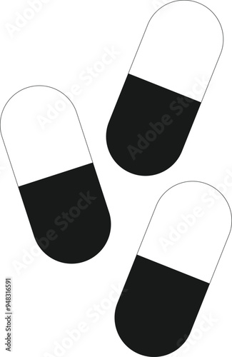 prescription, medicine, medication, health, care, pharmacy, medical, virus, background, pills, illustration, disease, pain, chemistry, illness, hospital, vector, isolated, icon, treatment, tablet, pil