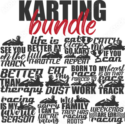 Karting Bundle - Karting Illustrations