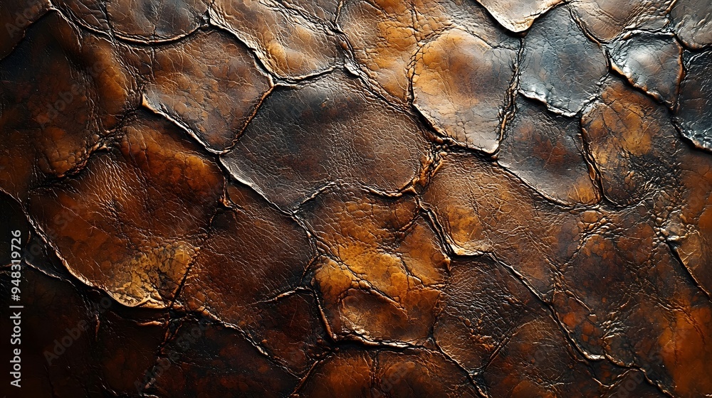 Brown Leather Texture Background. Brown Leather Texture Background.