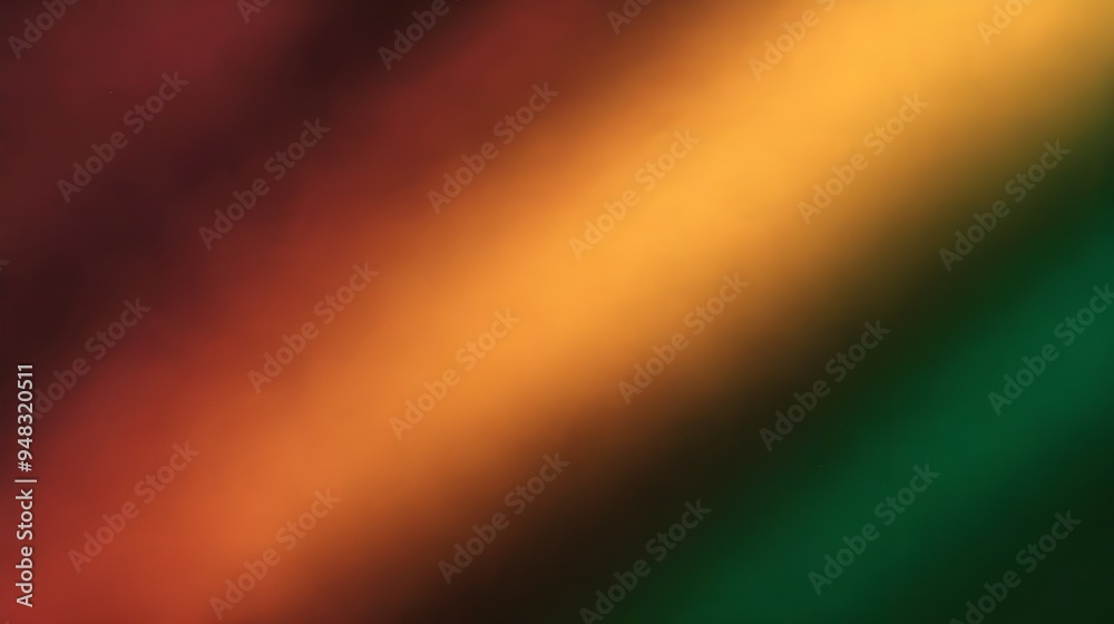Obraz premium Green and gold gradient background design perfect for web background