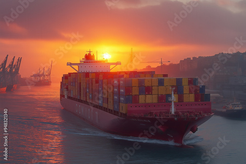 Cargo Sunset