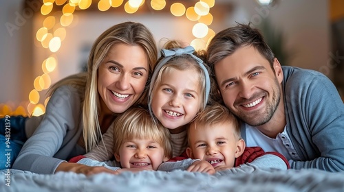 Cozy family movie night  a relaxing evening filled with laughter and togetherness