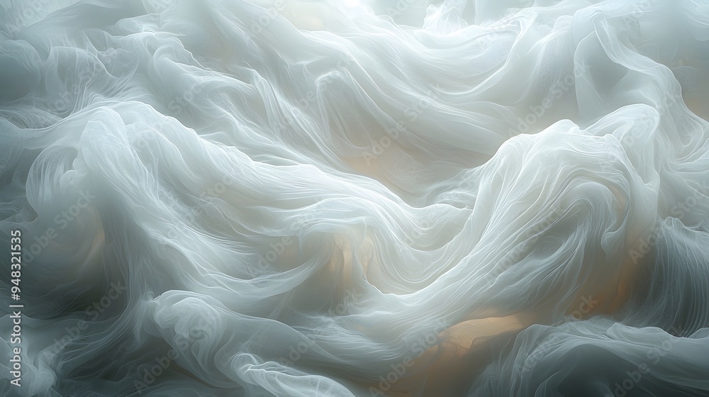 Abstract White Fabric Texture. Abstract White Fabric Texture.