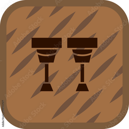 Crutches Icon Design