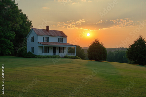 Home At Sunset