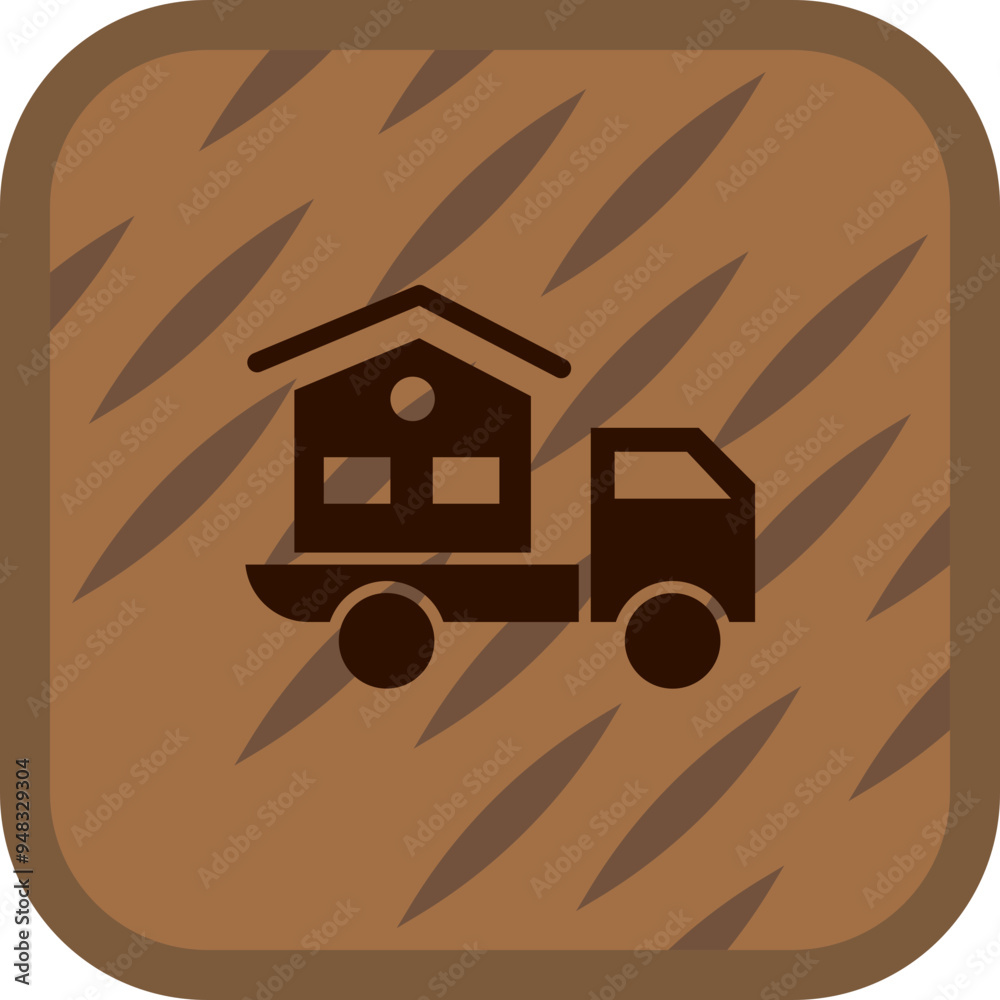 Obraz premium Moving Home Icon Design