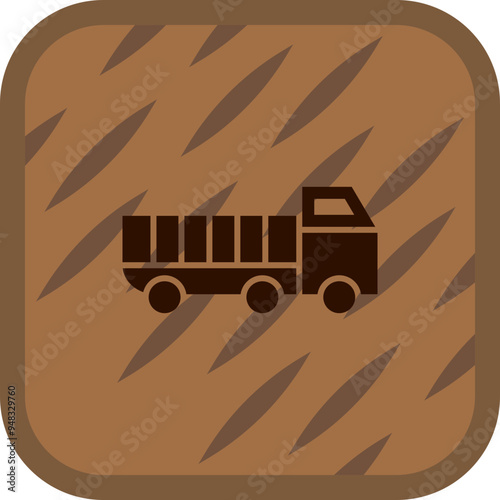 Dumper Truck Icon Design