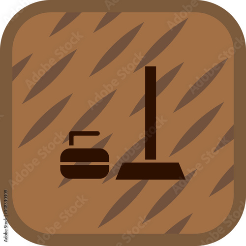Curling Icon Design