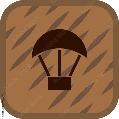 Paraglider premium Icon Design