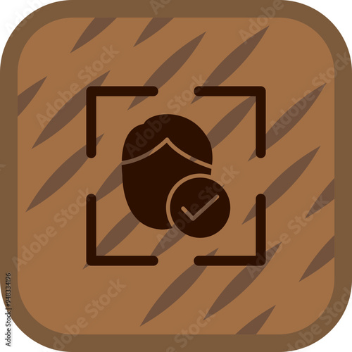 Facial Recognition Icon Design