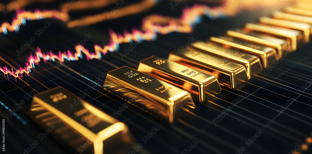 custom made wallpaper toronto digitalStacks of pure gold bars