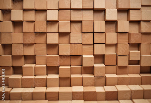  a photo made with square shape box wallpaper made with generative AI