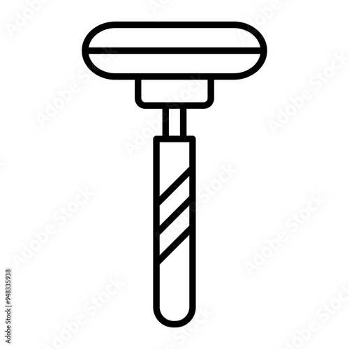 razor outline icon