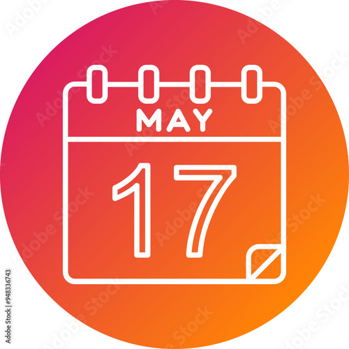 17 May Vector Icon Design