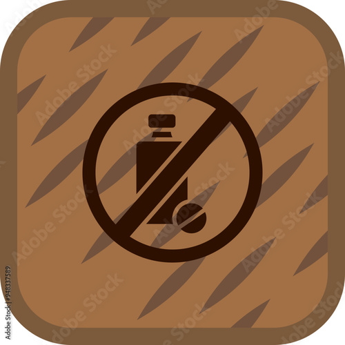 No Drug Icon Design