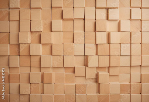  a photo made with square shape box wallpaper made with generative AI