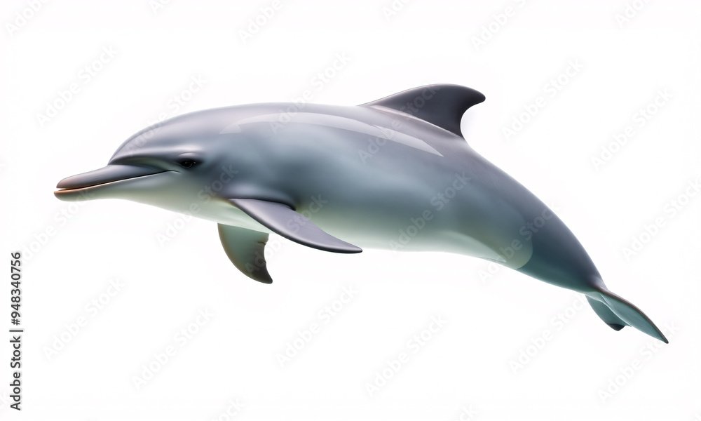 dolphin on a white background dolphin on a white background