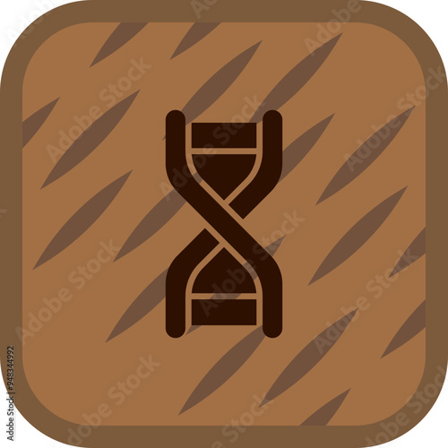 Deoxyribonucleic Aid Icon Design
