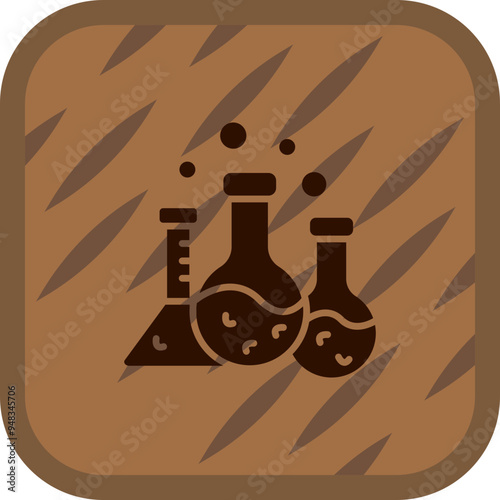 Flasks Icon Design