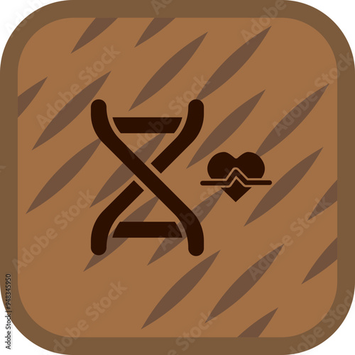 Genetics Vector Icon Design