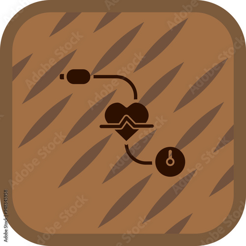 Blood Pressure Vector Icon Design