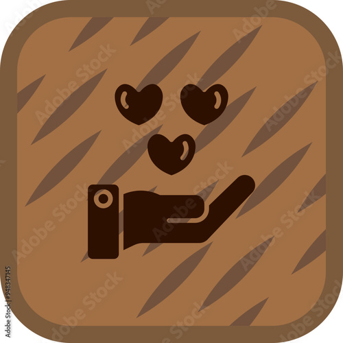 Loving Vector Icon Design