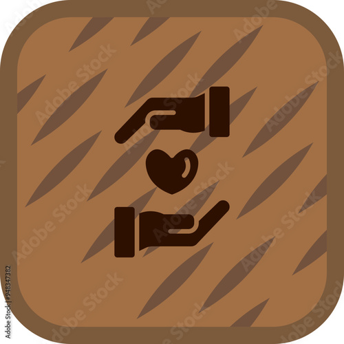 Kindness Vector Icon Design