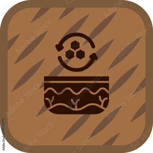 Skin Regeneration Vector Icon Design