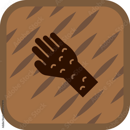 Skin Rash Vector Icon Design