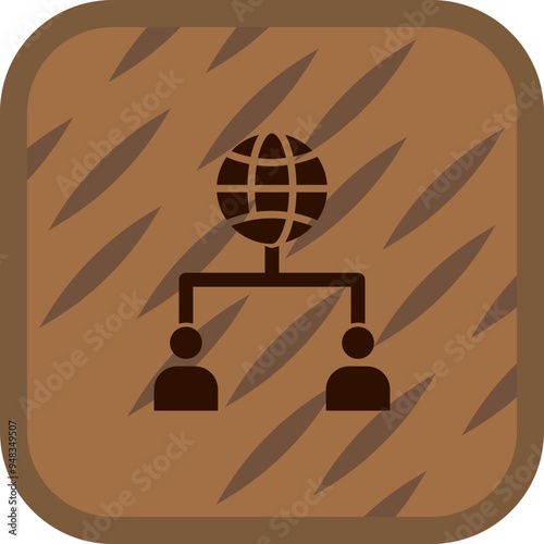 Networking Vector Icon Design