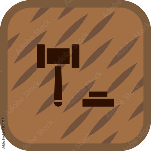 Auction Vector Icon Design